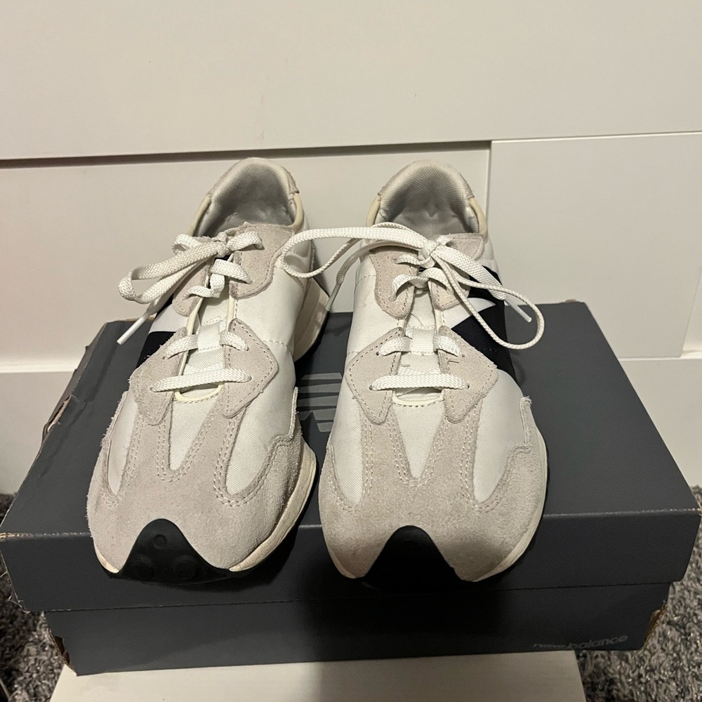 New Balance White and Gray Women's Sneakers